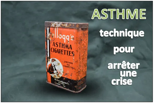 Technique pour arrêter une crise d’asthme
